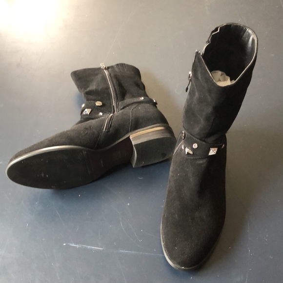 Passaggi Black suede boots - Picture 7 of 9